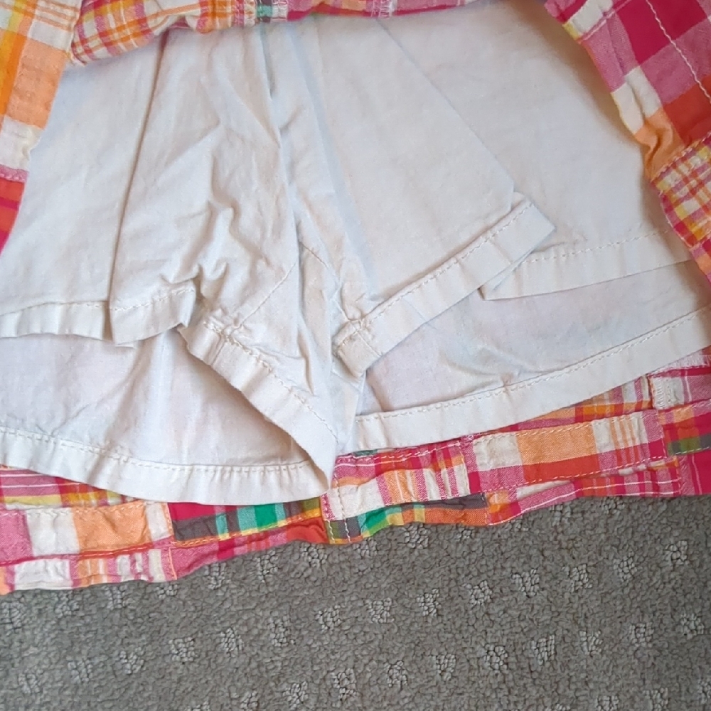 Plaid Multicolor Women's Skort - Picture 2 of 8